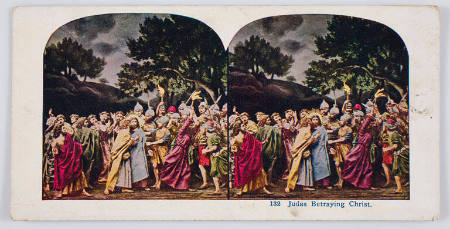 132. Judas Betraying Christ, from Scenes from the Life of Christ