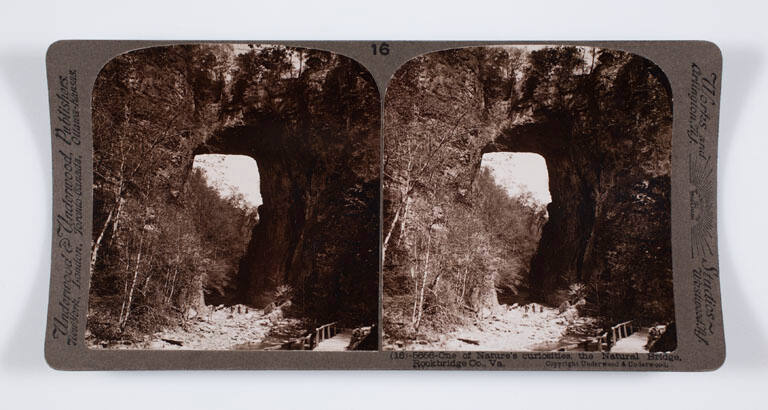 One of Nature's curiosities, the Natural Bridge, Rookbridge Co., Va.