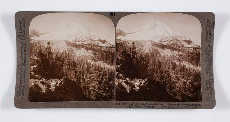 Where the Cascade mountains wear eternal snows, Mt. Hood, Oregon