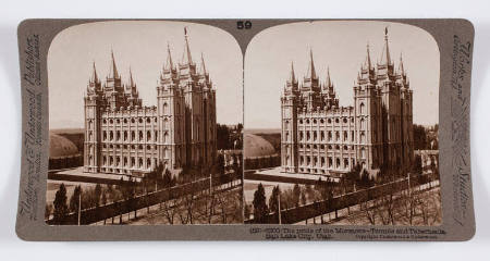 The pride of the Mormons—Temple and Tabernacle, Salt Lake City, Utah