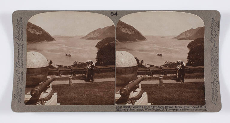 Looking N. up Hudson River from grounds of U.S. Military Academy