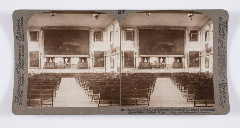 The Cradle of Liberty, Faneuil Hall, scene of historic assemblies, Boston, Mass.
