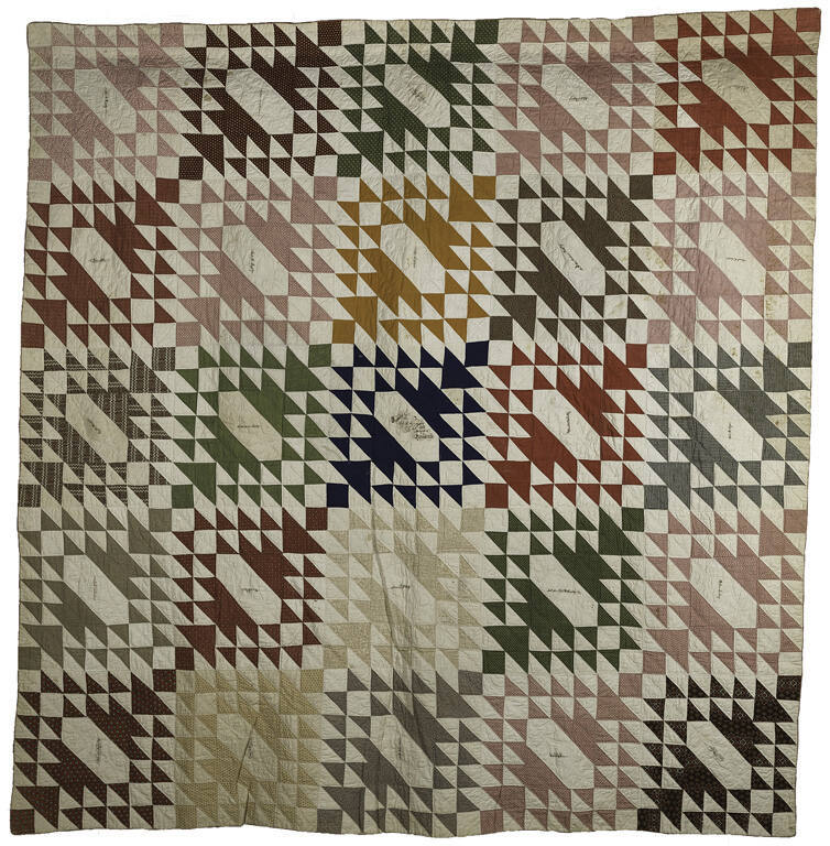 Patchwork quilt: 