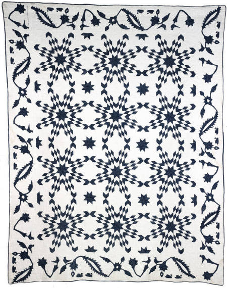 Quilt with star design