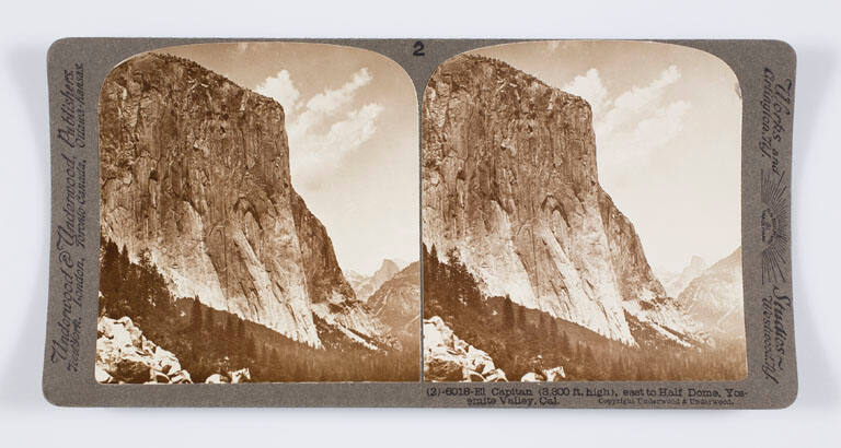 El Capitan (3,300 ft. high), east to Half Dome, Yosemite Valley, Cal.