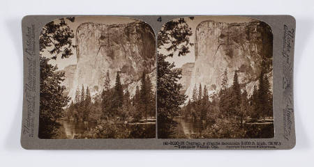 El Capitan, a granite mountain 3,300 ft. high, (N.W.)—Yosemite Valley, Cal.