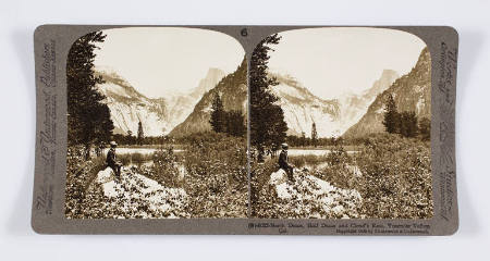 North Dome, Half Dome and Cloud's Rest, Yosemite Valley, Cal.