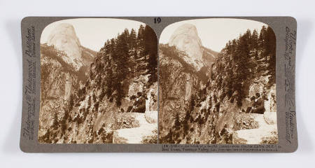 On the brink of a fearful chasm—Glacier Canon (N.E.) to Half Dome, Yosemite Valley, Cal.