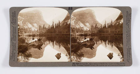 Mirror Lake, where nature multiplies her charms—looking (N.E.) to Mt. Watkins, Yosemite Valley, Cal.