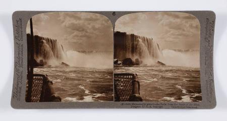 Majestically grand—the Falls, from the "Maid of the Mist', Niagara, U.S.A.