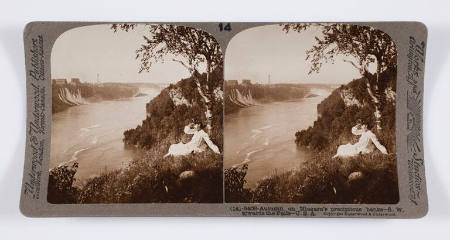 Autumn on Niagara's precipitous banks—S.W. towards the Falls—U.S.A.