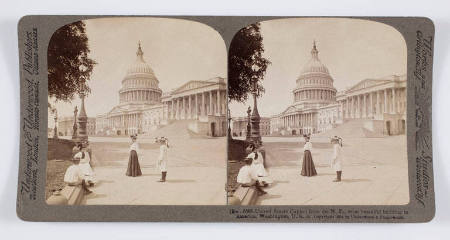 United States Capitol from the N.E., most beautiful building in America, Washington, U.S.A.