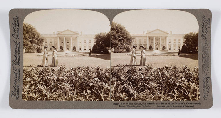 The White House, the historic residence of the Nation's Chief—north front, Washington, U.S.A.