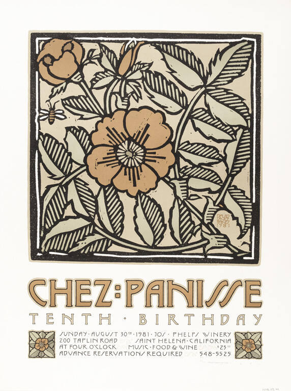 Chez Panisse Tenth Birthday