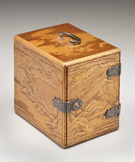 Incense cabinet with landscape designs