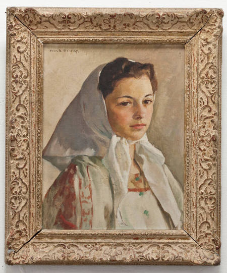 Head of a Girl in a Kerchief