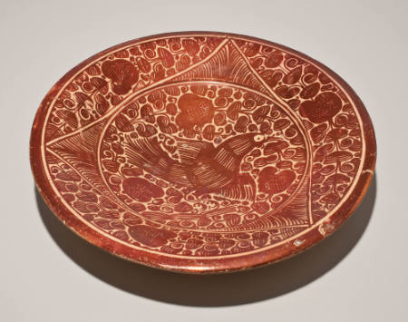 Hispano-Moresque charger (or bowl)