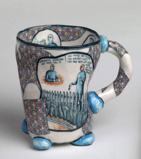 Mug, from set of two mugs and a plate