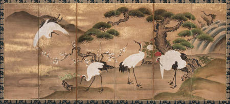 Landscape with Cranes