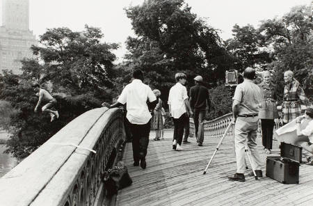 Central Park, NYC (Boy jumping off bridge), from the portfolio Joel Meyerowitz Photographs, The Early Works
