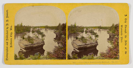 Inkstand and Sugar Bowl from the Railroad (from the series: Wanderings among the Wonders and Beauties of Wisconsin Scenery)