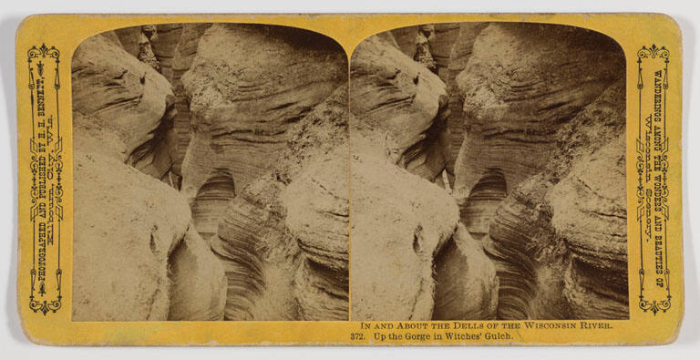 Up the Gorge in Witches' Gulch (from the series: Wanderings among the Wonders and Beauties of Wisconsin Scenery)