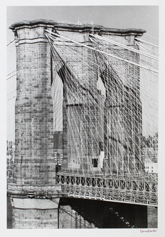 Untitled from A LIFE Portfolio: Brooklyn Bridge, Photographed for its 100th Anniversary