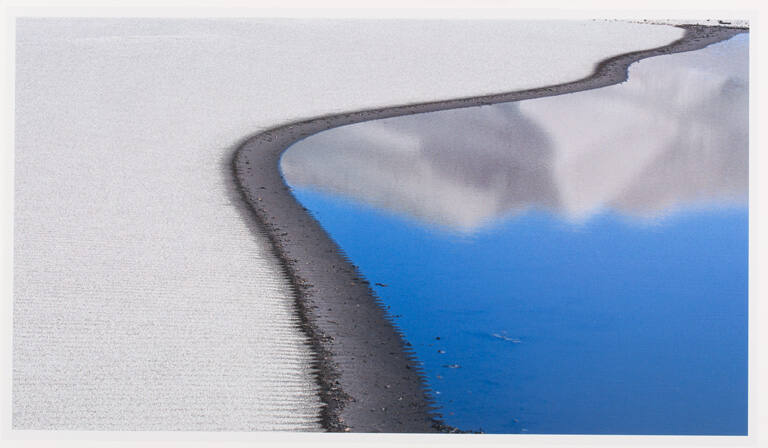 Rippled Shoreline and Reflected Dunes, print 8 from the portfolio Between Light and Shadow: Great Sand Dunes National Park