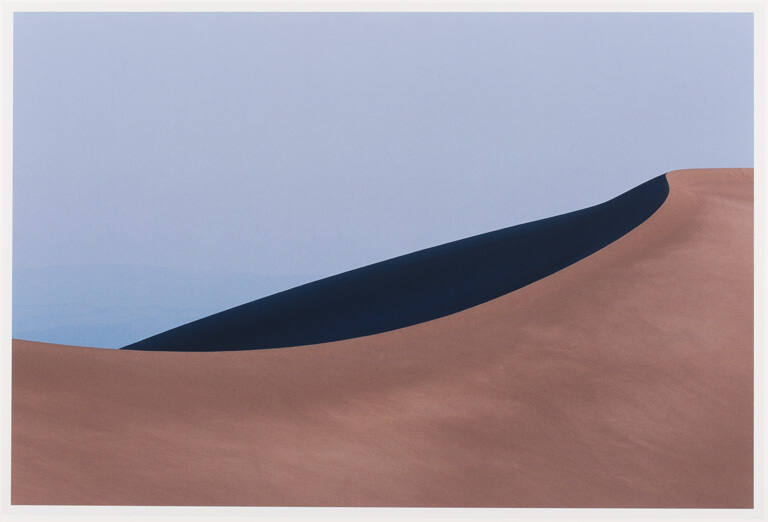 Abstracted Dune Ridge and Sky, print 9 from the portfolio Between Light and Shadow: Great Sand Dunes National Park