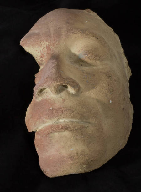 Fragmented death mask of Haitian artist Hector Hyppolite