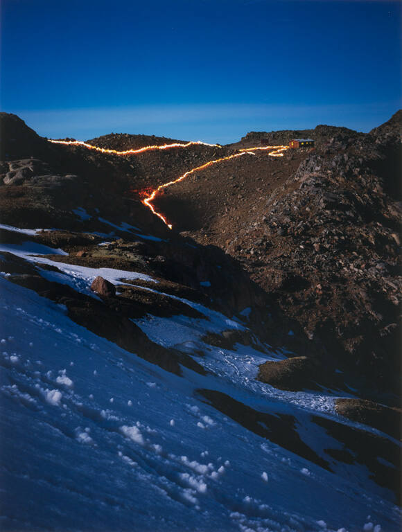 The Lewis Glacier, Mt. Kenya 1963 (B) from the series Stratographs