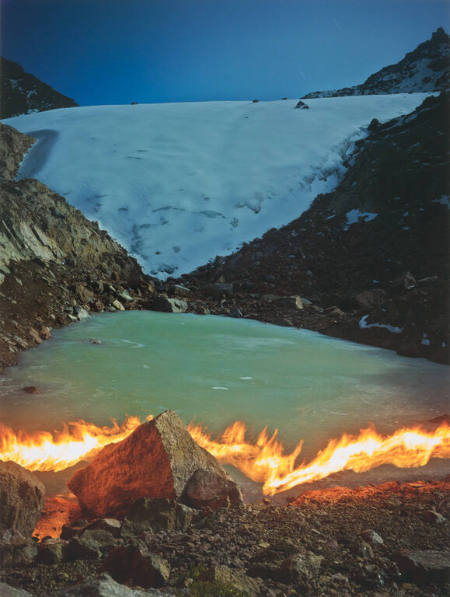 The Lewis Glacier, Mt. Kenya 2004 (C) from the series Stratographs