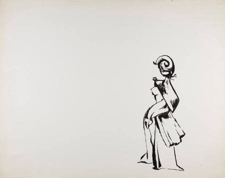 Untitled (figure with spiral-form head)