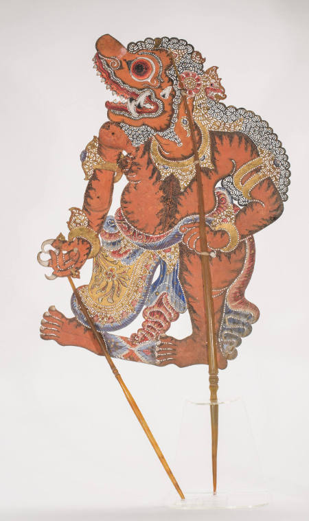 Shadow puppet representing Raksasa