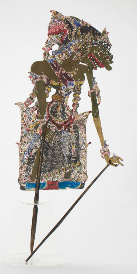 Shadow puppet representing Durga