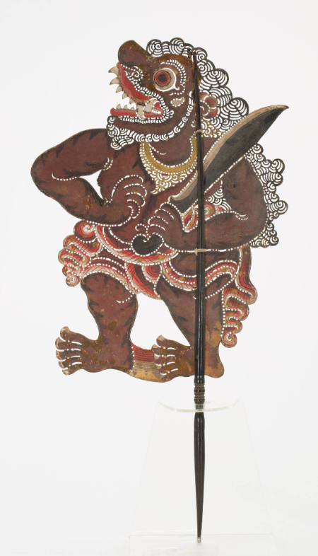 Shadow puppet representing Raksasa