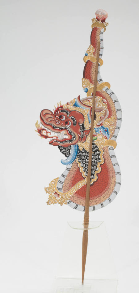 Shadow puppet representing Naga Basuki