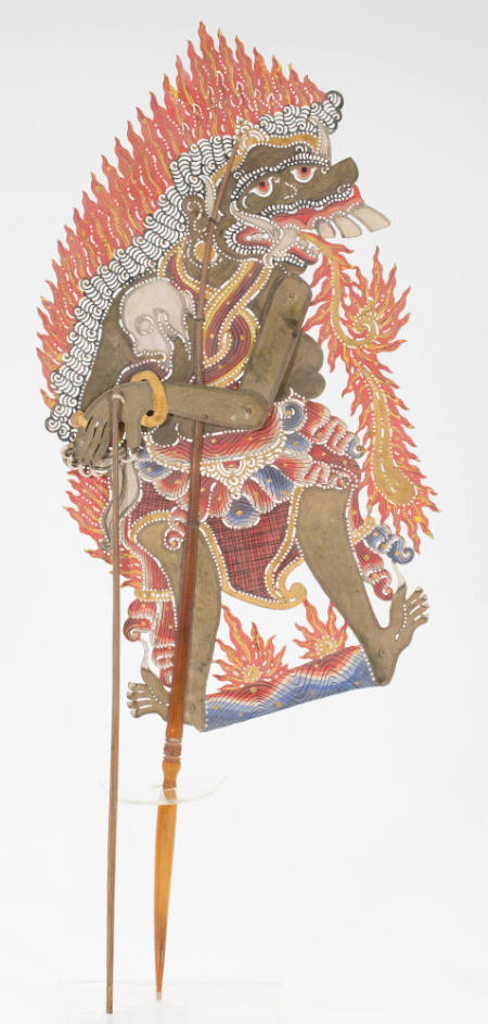Shadow puppet representing Leyak