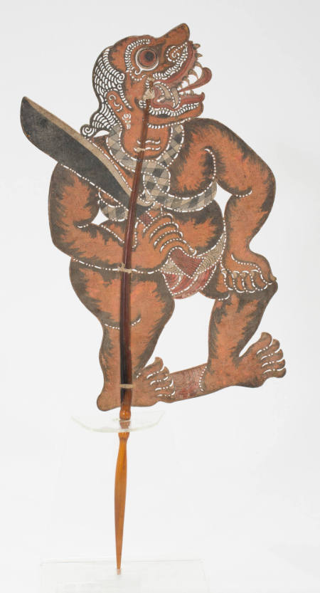 Shadow puppet representing Raksasa