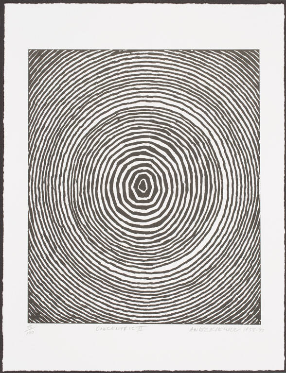 Concentric II, from the American Abstract Artists 60th Anniversary Print Portfolio