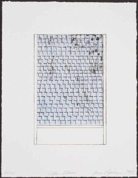 Letter-Hebrew-1997, from the American Abstract Artists 60th Anniversary Print Portfolio