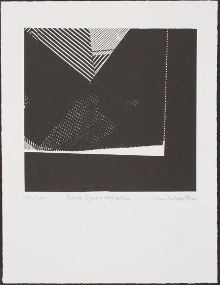 Black Square Reflection, from the American Abstract Artists 60th Anniversary Print Portfolio