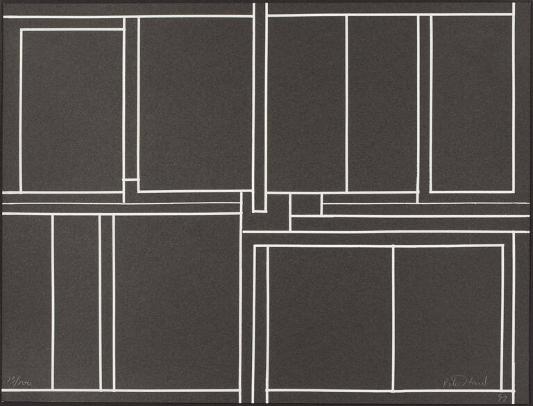 Sans, from the American Abstract Artists 60th Anniversary Print Portfolio