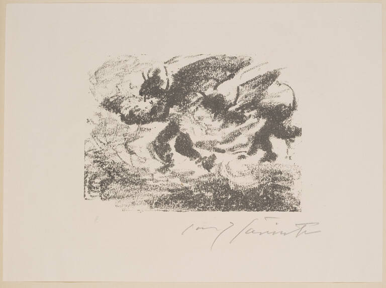 Dir Steinzeichnungen von Lovis Corinth zu Schillers Rauber