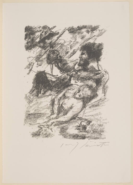 Dir Steinzeichnungen von Lovis Corinth zu Schillers Rauber