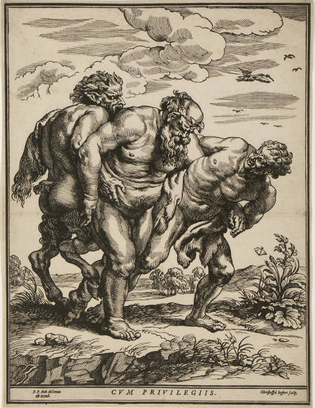 The Drunken Silenus Accompanied by a Satyr and a Faun