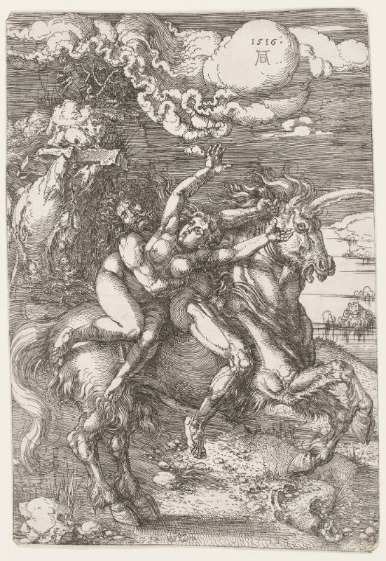 Abduction of Persephone on a Unicorn